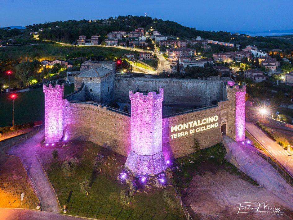 Giro d'Italia_Montalcino vista dall'alto